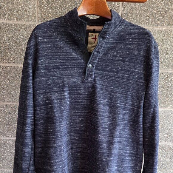 Relwen Marled Navy Popover/Pullover XL - Picture 1 of 3